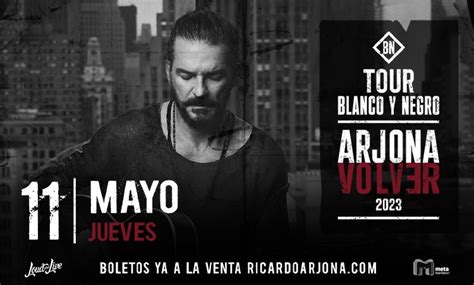 Ricardo Arjona Blanco Y Negro Tour Toyota Arena