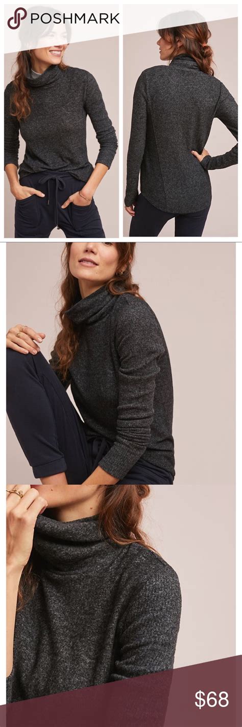 Saturday Sunday Brushed Fleece Turtleneck Turtle Neck Anthropologie