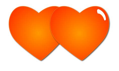 Free Orange Heart Transparent, Download Free Orange Heart Transparent png images, Free ClipArts ...