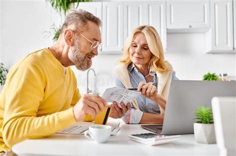 A Mature Man And Woman Reading Stock Image Image Of Attractive Relationship 315118429