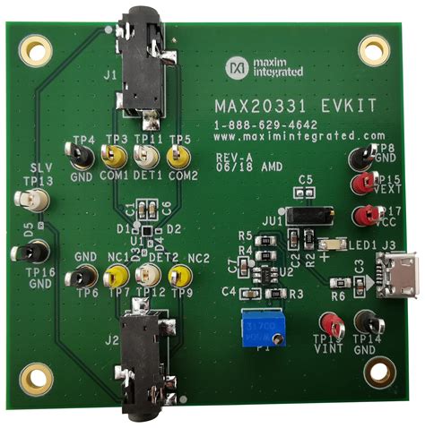 Max20331evkit Analog Devices Evaluation Board Max20331