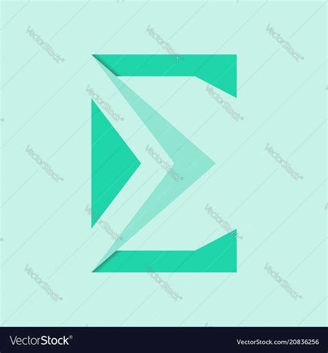 Sigma Royalty Free Vector Image - VectorStock