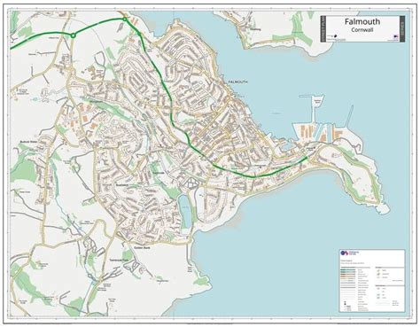 Falmouth Street Map