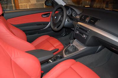 bmw gallery: 2009 bmw 135i red leather interior