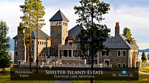 Shelter Island Estate Flathead Lake Montana Panoramic Views