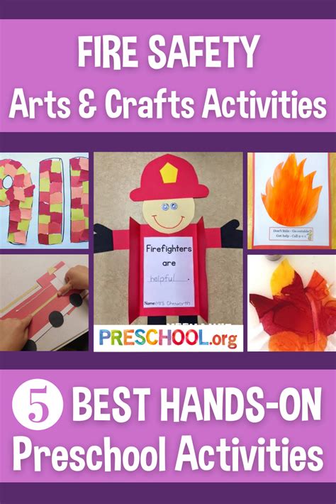 The 5 Best Arts And Crafts Activities For Fire Safety Preschool Theme