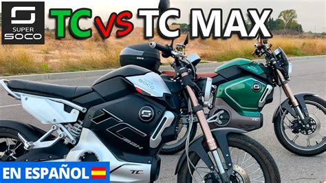 Super Soco Tc Vs Tc Max Conoce Sus Diferencias Youtube