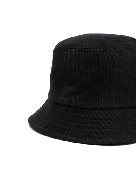 Isabel Marant Étoile Haley Logo Bucket Hat Black Editorialist