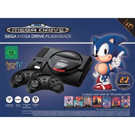 Atgames Sega Genesis Flashback Console Hd Interdiscount