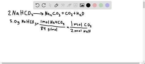 Solved Aqueous Solutions Of Sodium Bicarbonate And Off