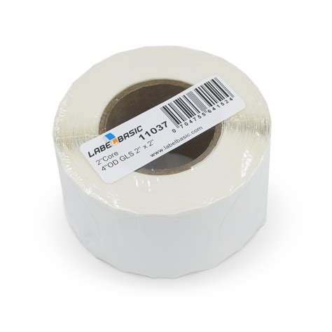 Circle High Gloss Label Rolls Labels Per Roll Inch Core