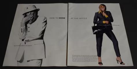 PRINT AD Sexy Heels Long Legs Fashion Lady Blonde Work Wonders Beauty Art PicClick UK