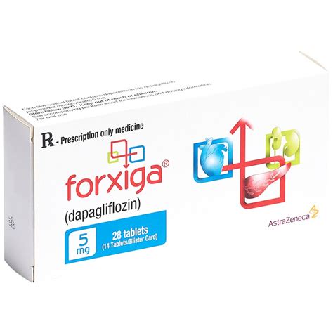 Forxiga 5mg điều Trị Bệnh đái Tháo đường 2 Vỉ X 14 Viên