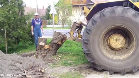 Truck Pulling Stump Baumstumpf Gegen Maschine Kamijon Upa Panj