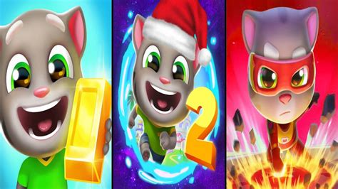 Talking Tom Gold Run Vs Talking Tom Hero Dash Vs Talking Tom Gold Run