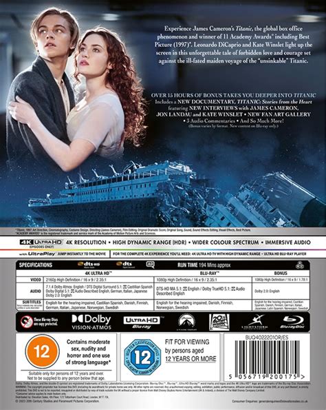 Titanic 4K UHD (1997) - Page 228 - Blu-ray Forum