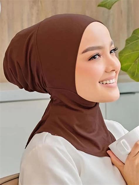 Foulard Hijab Pour Femmes Musulmanes Couvre Cou Voile Dames Foulard