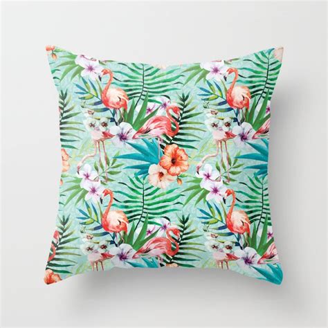 Tropical Summer 8 Throw Pillow By Juliana Rw Society6