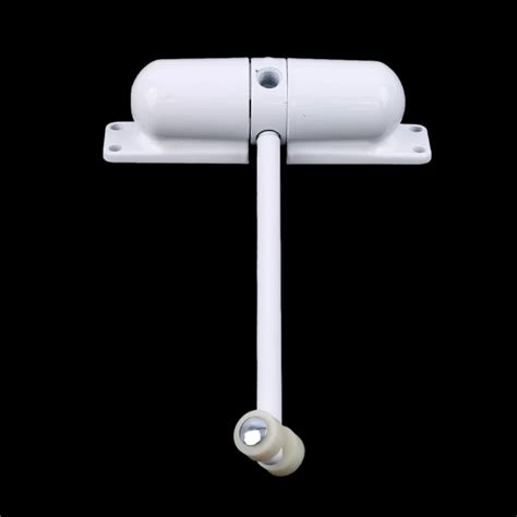 Metal White Wheel Roller Spring Door Closer Automatic Light Household