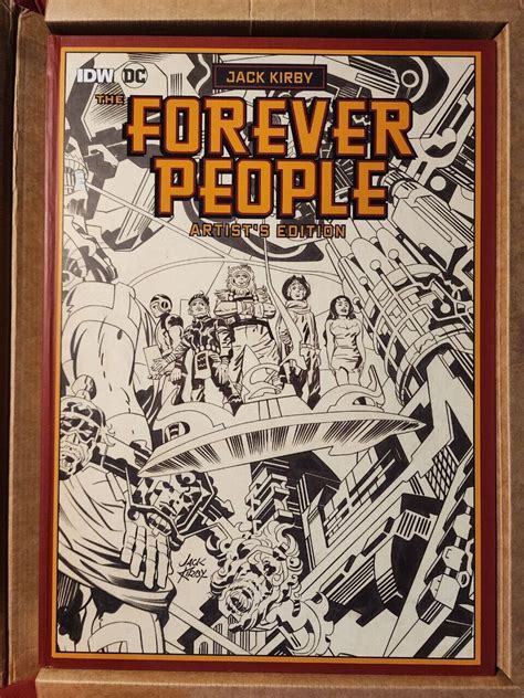 Jack Kirby S Forever People Artist S Edition Idw Ebay