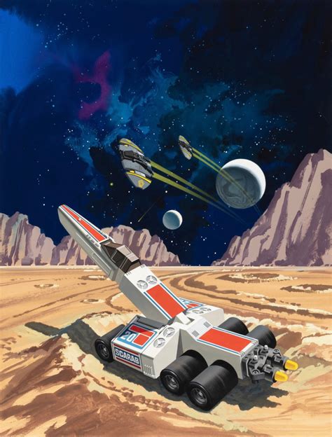 Scifi Art — Battlestar Galactica Vehicle Box Art By Otto Kuhni