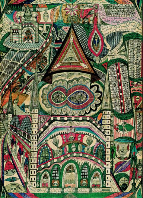 Adolf Wölfli The Skt Wandanna Cathedral In Band Hain 1910