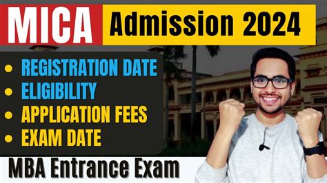 MICA MBA Admission 2024 MICAT Last Date To Apply 2024 MBA Entrance