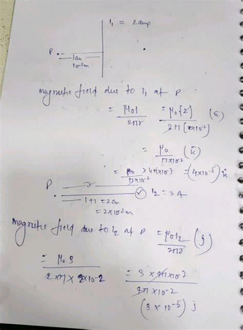 Two Infinitely Long Linear Conductors Are Arranged Perpendicular To