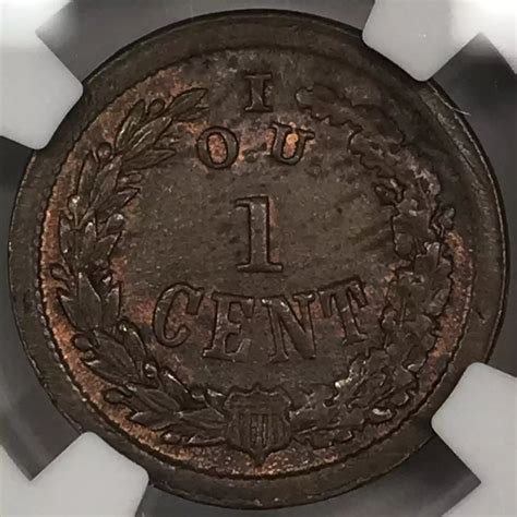 Pvt Tokens Civil War Tokens Copper Or Brass Ngc Ms Bn F