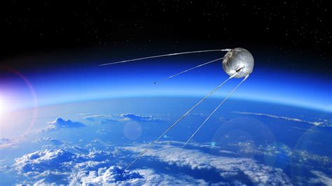 sputnik launch ignites  space race otd