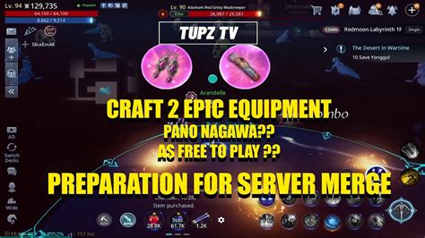 MIR 4 BAGO MAG SERVERT MERGE CRAFT 2 EPIC EQUIPMENT RUSH AS FREE