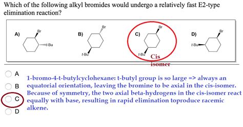 Solved Which Of The Following Alkyl Bromides Would Undergo A