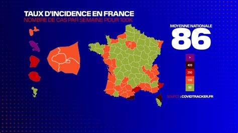 CARTE Covid 19 Le Taux D Incidence Explose Dans Les Zones