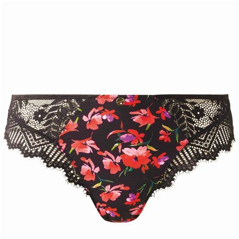 Tanga Noir Loren Morgan Lingerie Fitancy