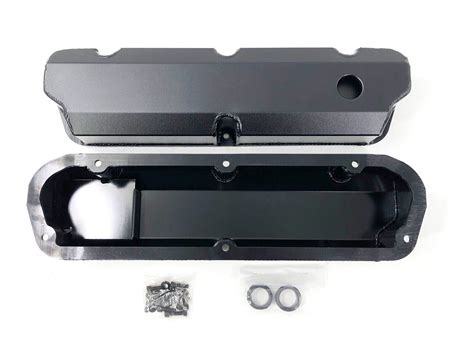 Aluminum Fabricated Tall Valve Cover For Small Block Ford Sbf 289 302 351w Holes Ebay