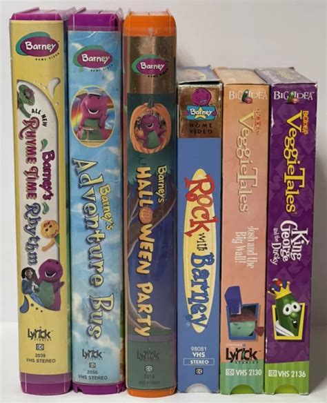 Barney Vhs Tapes More Barney Songs Rhyme Time Rhythm Good Condition 68943 The Best Porn Website