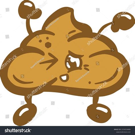 Cartoon Human Dog Poop Poo Character Stock Vector Royalty Free