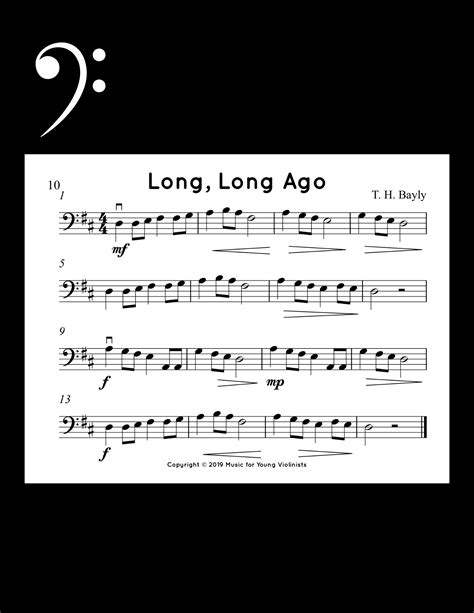 Beginner Cello Sheet Music Pdf