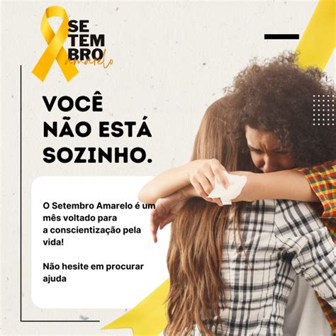 Setembro Amarelo Todos Pela Vida Prefeitura Municipal De Divisa Nova