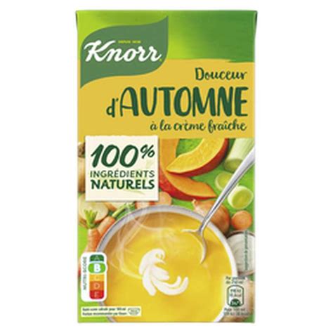 Douceur légumes d automne à la crème fraîche Knorr 1 l La Belle