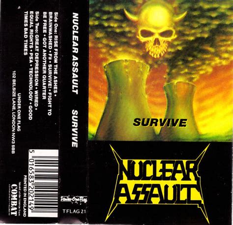 Nuclear Assault – Survive (1988, Cassette) - Discogs