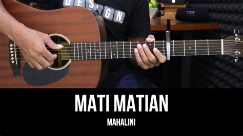 Mati Matian Mahalini Tutorial Chord Gitar Mudah Dan Lirik YouTube