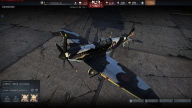 Spitfire Mk Lx Chrome Satin Camo At War Thunder Nexus Mods Skins