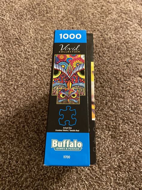 Owl Eyes Piece Puzzle Buffalo Games Vivid Collection Gently Used