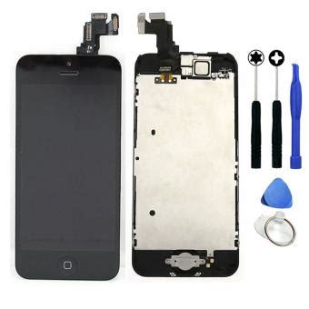 Écran LCD vitre tactile complet assemblé pour iPhone 5C noir outils