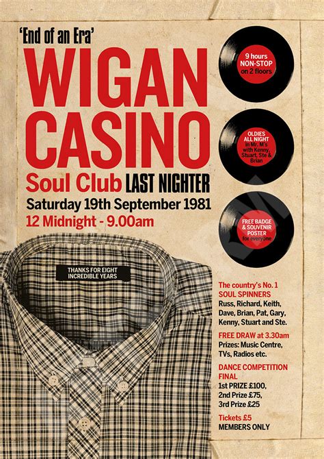 WIGAN CASINO Last Nighter Northern Soul REIMAGINED Poster A3 | Etsy