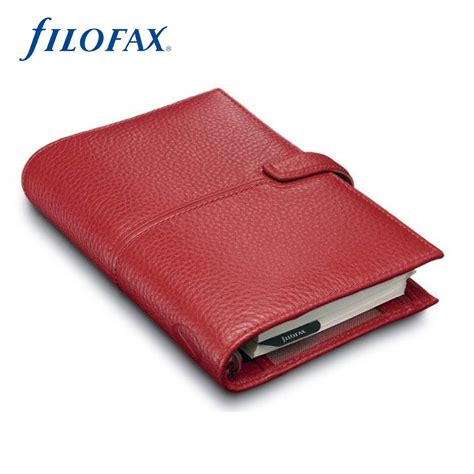 Filofax Pocket Binder Finchley Red No Diary Beste