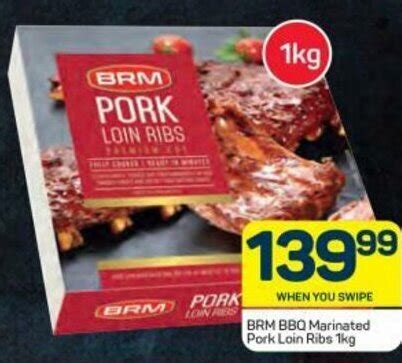 Brm Bbq Marinated Pork Loin Ribs Kg Offer At Pick N Pay