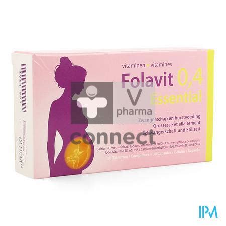 Folavit 0 4 mg Essential 30 Comprimés 30 Capsules