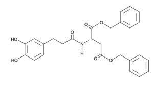 3 4 Dihydroxy Hydrocinnamic Acid L Aspartic Acid Dibenzyl Ester Amide